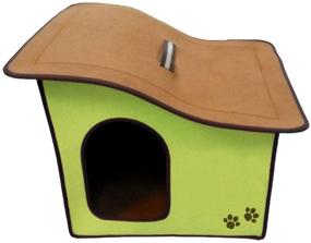 img 1 attached to 🏠 Penn Plax Portable Soft Dog House - Ideal for Smaller Dog Breeds