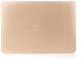 img 2 attached to 🔒 RUBAN Plastic Hard Case Shell for MacBook Pro 15 inch (2015-2012) A1398, Retina - Gold, with Keyboard Cover