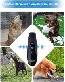 img 3 attached to SUBORY Anti Baking Device: Ultrasonic Barking Control for Dogs - USB Rechargeable 2-in-1 Device, Effective Range