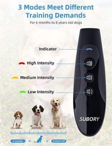 img 1 attached to SUBORY Anti Baking Device: Ultrasonic Barking Control for Dogs - USB Rechargeable 2-in-1 Device, Effective Range