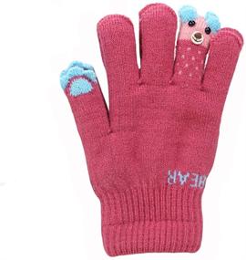 img 3 attached to Stay Warm with Kacota Winter Gloves: Knitted Fleece Boys' Accessories for Cold Weather