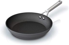 img 4 attached to Ninja C30026 Foodi Neverstick Premium Hard-Anodized 10.25 Inch Non-Stick Fry Pan, Highly 🍳 Resistant to Sticking, Chipping or Flaking, Long-Lasting, Oven Safe up to 500°F, Slate Grey