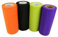 🎃 total yards of halloween tulle rolls logo