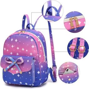 img 1 attached to Рюкзак Fashion Bowknot Galaxy School