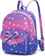 backpack fashion bowknot galaxy school backpacks logo