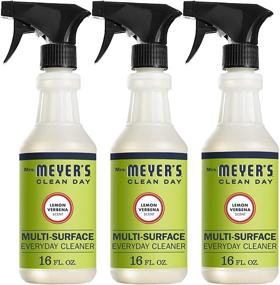 img 4 attached to 🍋 Mrs. Meyer's Lemon Verbena Multi-Surface Cleaner Spray - Everyday Cleaning Solution for Countertops, Floors, Walls & More - Pack of 3 Bottles (16 fl oz ea.)