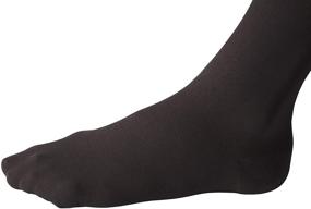 img 3 attached to 🧦 JOBST Relief Thigh High Compression Stockings, Closed Toe with Silicone Dot Band, Large, Black - 15-20 mmHg