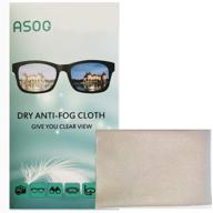 asog anti-fog wipes: reusable nano eye glasses cleaning wipe with lens wipes and microfiber cloth logo