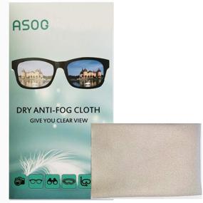 img 3 attached to ASOG Anti-Fog Wipes: Reusable Nano Eye Glasses Cleaning Wipe with Lens Wipes and Microfiber Cloth