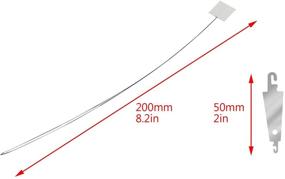 img 3 attached to 🧵 ZZHXSM Long Needle Threader with 20cm Length for Easy Thread Threading - Ideal for Embroidery, Cross Stitch, and DIY Sewing Crafts - Includes Small Needle Threaders