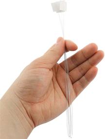 img 1 attached to 🧵 ZZHXSM Long Needle Threader with 20cm Length for Easy Thread Threading - Ideal for Embroidery, Cross Stitch, and DIY Sewing Crafts - Includes Small Needle Threaders