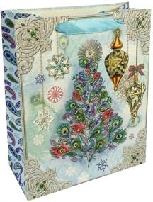 img 3 attached to 🎁 Allgala 12-PC Premium Christmas Printed Gift Bags: Festive and Stylish for Holiday Gifting!