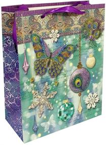 img 1 attached to 🎁 Allgala 12-PC Premium Christmas Printed Gift Bags: Festive and Stylish for Holiday Gifting!