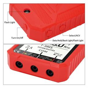 img 1 attached to CRULO Digital Multimeter NCV Auto-Ranging 6000 Counts TRMS: Voltage Current Resistance Continuity Tester with Full-Screen Display