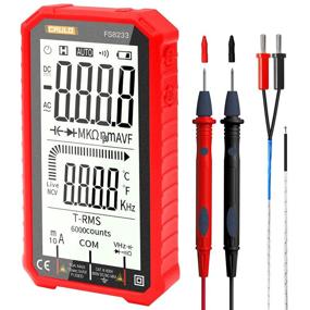 img 4 attached to CRULO Digital Multimeter NCV Auto-Ranging 6000 Counts TRMS: Voltage Current Resistance Continuity Tester with Full-Screen Display