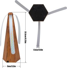 img 3 attached to 🪰 PIAOPIAONIU 3 PCS Fly Fan: Portable Wood Grain Table Fan for Both Indoor and Outdoor Use, Effectively Keep Flies Away from Your Food