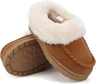 toddler slippers comfort protection u421wetbt d chestnut 24 boys' shoes : slippers логотип