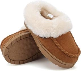 img 4 attached to Toddler Slippers Comfort Protection U421WETBT D Chestnut 24 Boys' Shoes : Slippers