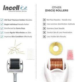 img 1 attached to 💆 Dermaroller 192-Pin Titanium Microneedling Roller Set for Face and Body - Professional Grade Microneedles for Hair and Beard Growth with English User Instruction