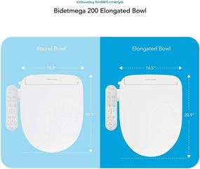 img 3 attached to 🐄 Coway Bidetmega 200E Electronic Bidet Seat – Elongated White