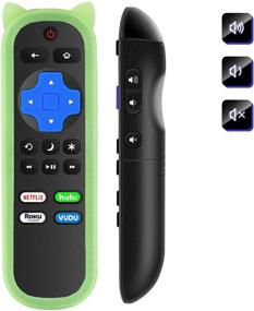 img 2 attached to HU-RCRIS-21G Replacement Remote Compatible with All Hisense Roku TVs, Universal Remote for Hisense Smart Roku TVs with Luminous Protective Case