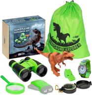 🦖 dinosaur exploration binoculars with flashlight and magnifying feature логотип