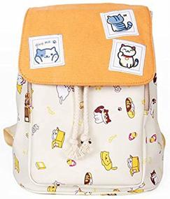 img 4 attached to 🎒 MonMob Lolita Shoulder Backpack for Atsume Lovers