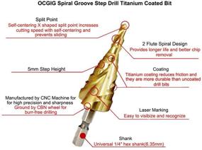 img 3 attached to OCGIG Titanium Coated Spiral Groove