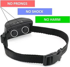 img 2 attached to Exuby Gentle Bark Collar for Small Dogs - Prong-Free, Shock-Free & Harmless - Sound and Vibration Only - 7 Levels of Intensity - Rechargeable - Most Humane No Bark Collar