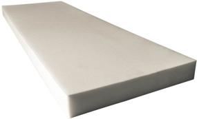 img 1 attached to 🏢 AK TRADING CO. 2-Inch Thick, 36-Inch Wide X 72-Inch Long Professional Upholstery Foam, Regular Density, White