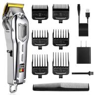 💇 hatteker men's professional cordless hair clippers trimmer kit - rechargeable haircut grooming tool for beards and hairstyles logo