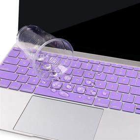 img 1 attached to MOSISO Silicone Keyboard Cover Protective Skin Compatible With MacBook Pro 13 Inch 2017 2016 Release A1708 Without Touch Bar &Amp Computer Accessories & Peripherals