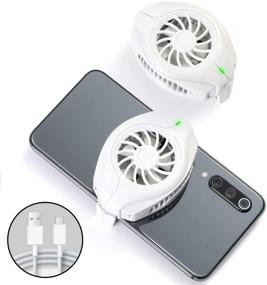 img 4 attached to 📱 OFIYAA Cellphone Cooler: Ultimate Game Companion for iPhone, Samsung, Huawei, Xiaomi, iOS, and Android (SR888-7-W)