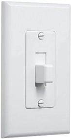 img 1 attached to TayMac 2570W Masque White Wallplate - 1-Pack Device Cover-Up