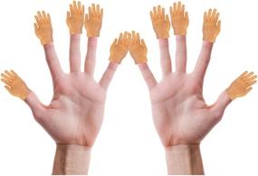 img 4 attached to 🤗 FunisFun 10-Piece Finger Puppet Fingertip Set