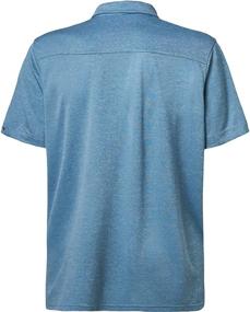 img 1 attached to Oakley Gravity Short Sleeve Poseidon Men's Clothing and Shirts