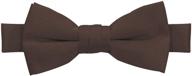 👔 pretied banded adjustable bow ties for boys: jacob alexander boys' accessories logo