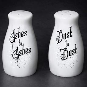 img 1 attached to Alchemy Gothic Ashes Pepper Shakers
