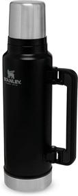 img 4 attached to Stanley Classic Vacuum Bottle 1.4L (Matte Black) - Superior Insulation for Long-lasting Hot or Cold Beverages