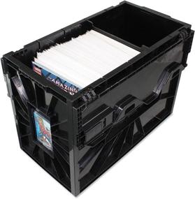 img 3 attached to Black Plastic Short Comic BIN: Efficient Storage Solution for Comics