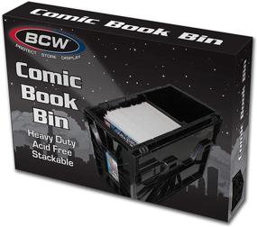 img 4 attached to Black Plastic Short Comic BIN: Efficient Storage Solution for Comics