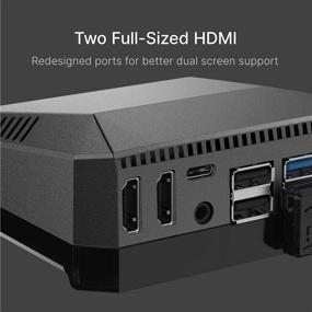 img 1 attached to 💾 Argon ONE M.2 Case for Raspberry Pi 4 (Argon M.2 CASE ONLY) – Supports SATA SSD, B-Key, B+M Key Compatible