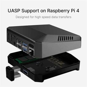 img 2 attached to 💾 Argon ONE M.2 Case for Raspberry Pi 4 (Argon M.2 CASE ONLY) – Supports SATA SSD, B-Key, B+M Key Compatible