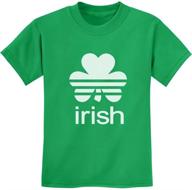 st. patrick's day irish clover shamrock youth t-shirt: your kids' lucky charm! logo