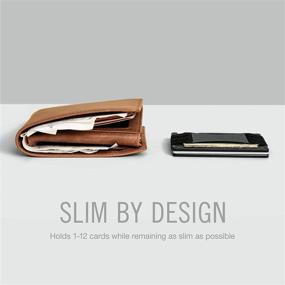 img 2 attached to Ridge Authentic Minimalist Blocking Wallet: The Ultimate Men's Accessories in Wallets, Card Cases & Money Organizers