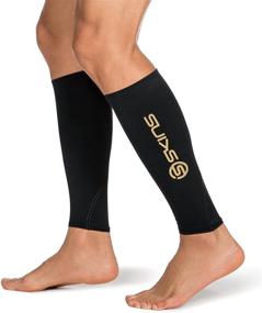 img 1 attached to Ultimate Performance with SKINS 🏃 Unisex Essentials Compression MX Calf Tight