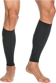 img 4 attached to Ultimate Performance with SKINS 🏃 Unisex Essentials Compression MX Calf Tight