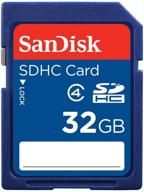 💾 sandisk стандартная карта памяти sdhc class 4 на 32 гб - розничная упаковка логотип