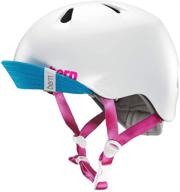 👧 bern kid's nina helmet: the perfect blend of safety and style with flip visor logo