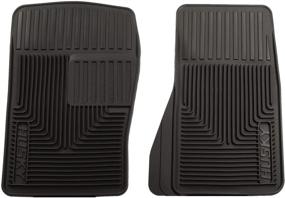 img 4 attached to 🚗 Husky Liners 51071 Front Floor Mats, Black, Large - Compatible with 1995-2005 Blazer, Cavalier, Sunfire and 1987-2004 Mustang